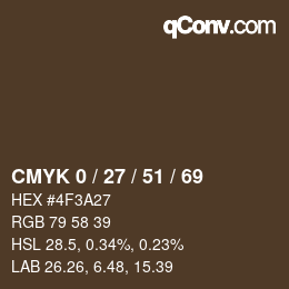 Color code: CMYK 0 / 27 / 51 / 69 | qconv.com