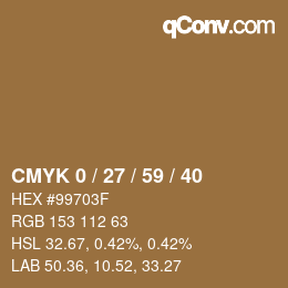 Color code: CMYK 0 / 27 / 59 / 40 | qconv.com