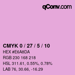 Color code: CMYK 0 / 27 / 5 / 10 | qconv.com