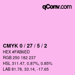 カラーコード: CMYK 0 / 27 / 5 / 2 | qconv.com