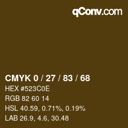 Color code: CMYK 0 / 27 / 83 / 68 | qconv.com