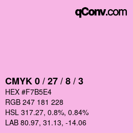 カラーコード: CMYK 0 / 27 / 8 / 3 | qconv.com