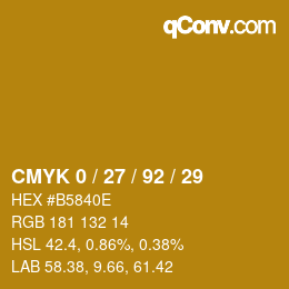 Color code: CMYK 0 / 27 / 92 / 29 | qconv.com