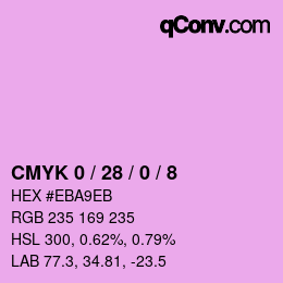 カラーコード: CMYK 0 / 28 / 0 / 8 | qconv.com