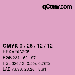 Color code: CMYK 0 / 28 / 12 / 12 | qconv.com