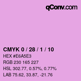 カラーコード: CMYK 0 / 28 / 1 / 10 | qconv.com