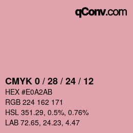 Color code: CMYK 0 / 28 / 24 / 12 | qconv.com