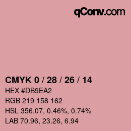 Código de color: CMYK 0 / 28 / 26 / 14 | qconv.com