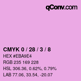 Color code: CMYK 0 / 28 / 3 / 8 | qconv.com