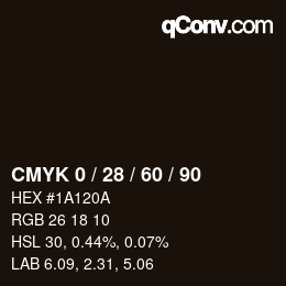 Color code: CMYK 0 / 28 / 60 / 90 | qconv.com