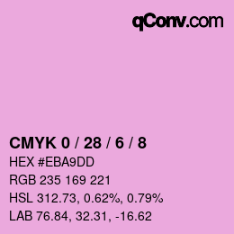 Color code: CMYK 0 / 28 / 6 / 8 | qconv.com