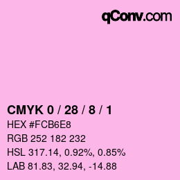 Color code: CMYK 0 / 28 / 8 / 1 | qconv.com