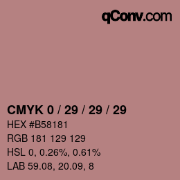 Color code: CMYK 0 / 29 / 29 / 29 | qconv.com