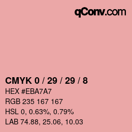 Color code: CMYK 0 / 29 / 29 / 8 | qconv.com