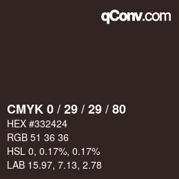 Color code: CMYK 0 / 29 / 29 / 80 | qconv.com