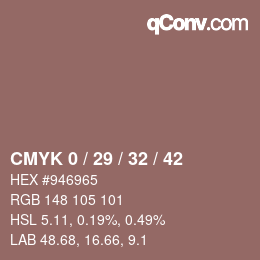 Color code: CMYK 0 / 29 / 32 / 42 | qconv.com