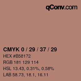 Color code: CMYK 0 / 29 / 37 / 29 | qconv.com