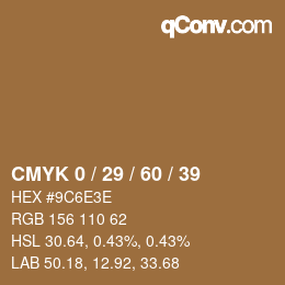 Color code: CMYK 0 / 29 / 60 / 39 | qconv.com