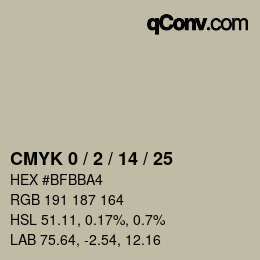 Color code: CMYK 0 / 2 / 14 / 25 | qconv.com