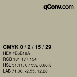 Color code: CMYK 0 / 2 / 15 / 29 | qconv.com