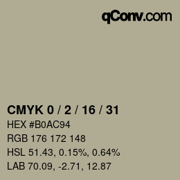 Color code: CMYK 0 / 2 / 16 / 31 | qconv.com