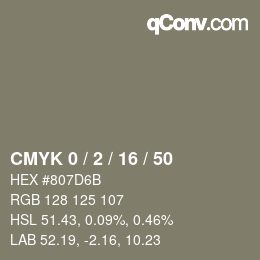Color code: CMYK 0 / 2 / 16 / 50 | qconv.com
