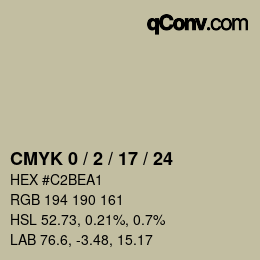 Color code: CMYK 0 / 2 / 17 / 24 | qconv.com