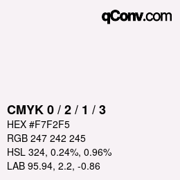 Color code: CMYK 0 / 2 / 1 / 3 | qconv.com