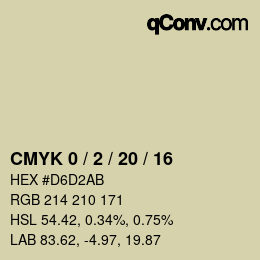 Color code: CMYK 0 / 2 / 20 / 16 | qconv.com