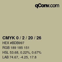 Color code: CMYK 0 / 2 / 20 / 26 | qconv.com