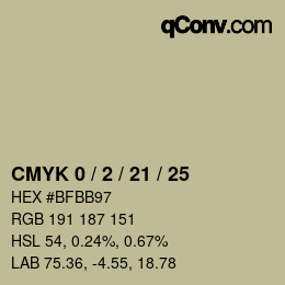 颜色代码: CMYK 0 / 2 / 21 / 25 | qconv.com