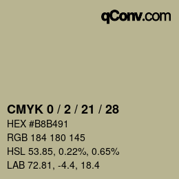 Código de color: CMYK 0 / 2 / 21 / 28 | qconv.com