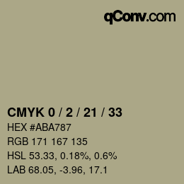 Color code: CMYK 0 / 2 / 21 / 33 | qconv.com