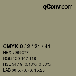 Color code: CMYK 0 / 2 / 21 / 41 | qconv.com