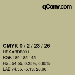 Color code: CMYK 0 / 2 / 23 / 26 | qconv.com