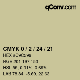 Color code: CMYK 0 / 2 / 24 / 21 | qconv.com