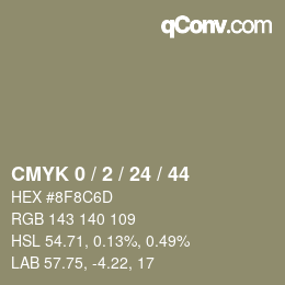 Color code: CMYK 0 / 2 / 24 / 44 | qconv.com