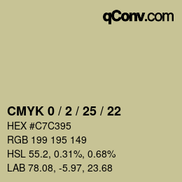 Color code: CMYK 0 / 2 / 25 / 22 | qconv.com