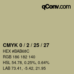 Color code: CMYK 0 / 2 / 25 / 27 | qconv.com