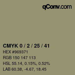 Color code: CMYK 0 / 2 / 25 / 41 | qconv.com