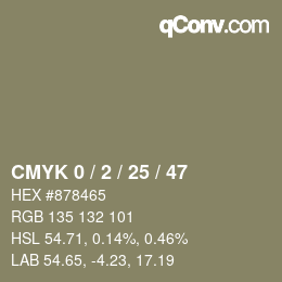 Color code: CMYK 0 / 2 / 25 / 47 | qconv.com