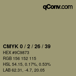 Color code: CMYK 0 / 2 / 26 / 39 | qconv.com