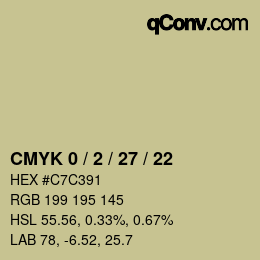 Código de color: CMYK 0 / 2 / 27 / 22 | qconv.com