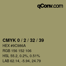 颜色代码: CMYK 0 / 2 / 32 / 39 | qconv.com