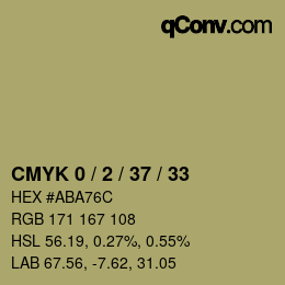 Color code: CMYK 0 / 2 / 37 / 33 | qconv.com