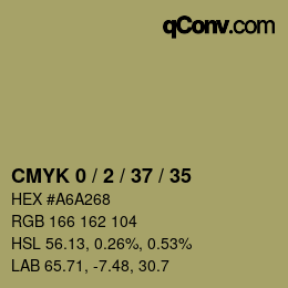 Color code: CMYK 0 / 2 / 37 / 35 | qconv.com