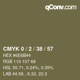 颜色代码: CMYK 0 / 2 / 38 / 57 | qconv.com