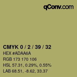 Color code: CMYK 0 / 2 / 39 / 32 | qconv.com