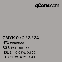 Color code: CMYK 0 / 2 / 3 / 34 | qconv.com