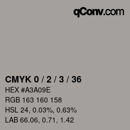 Color code: CMYK 0 / 2 / 3 / 36 | qconv.com